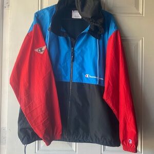 Champion Red and Blue Lightweight Jacket